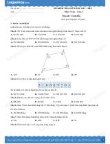Đề kiểm tra giữa học kì 1 Toán 4 Cánh diều - Đề số 1